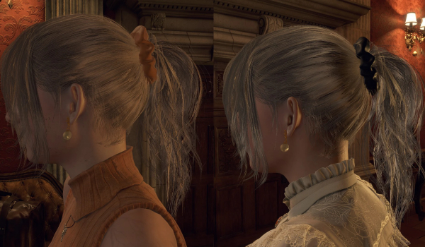 《生化危机4：重制版》阿什莉发饰抓夹MOD