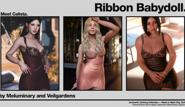 《赛博朋克2077》卡莉斯塔丝带娃娃裙MOD
