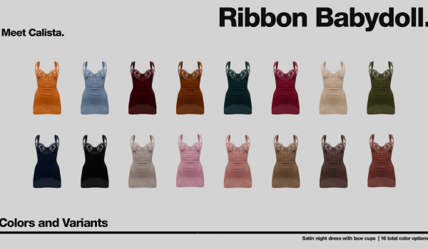 《赛博朋克2077》卡莉斯塔丝带娃娃裙MOD