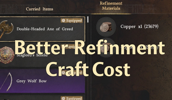 《红色沙漠》更优精炼制作成本MOD