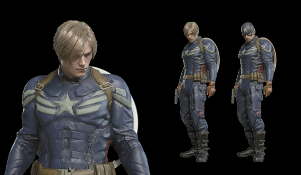 《生化危机4：重制版》美国队长里昂MOD