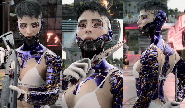 《赛博朋克2077》电子下巴MOD