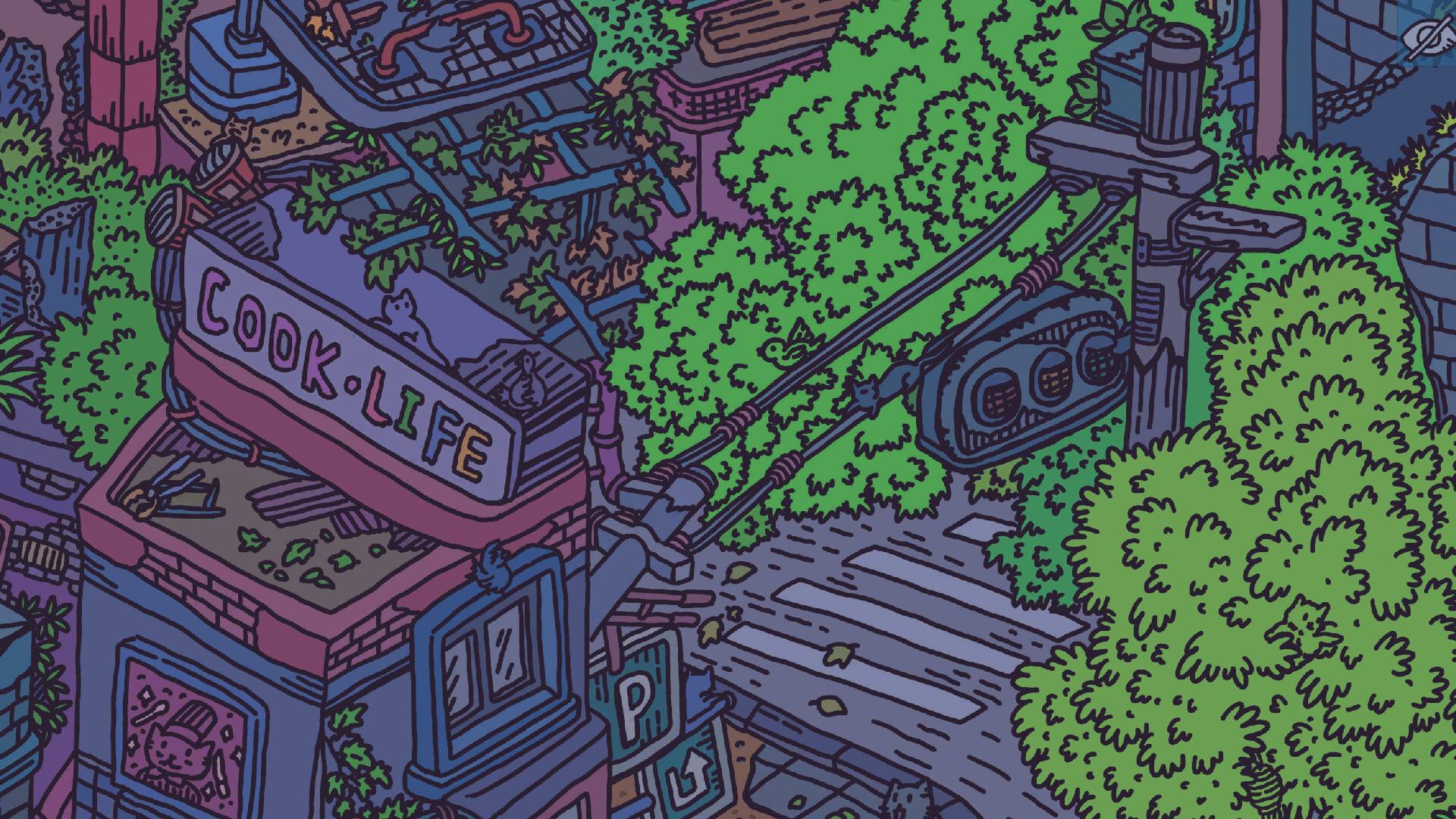 藏在旧城区里的猫