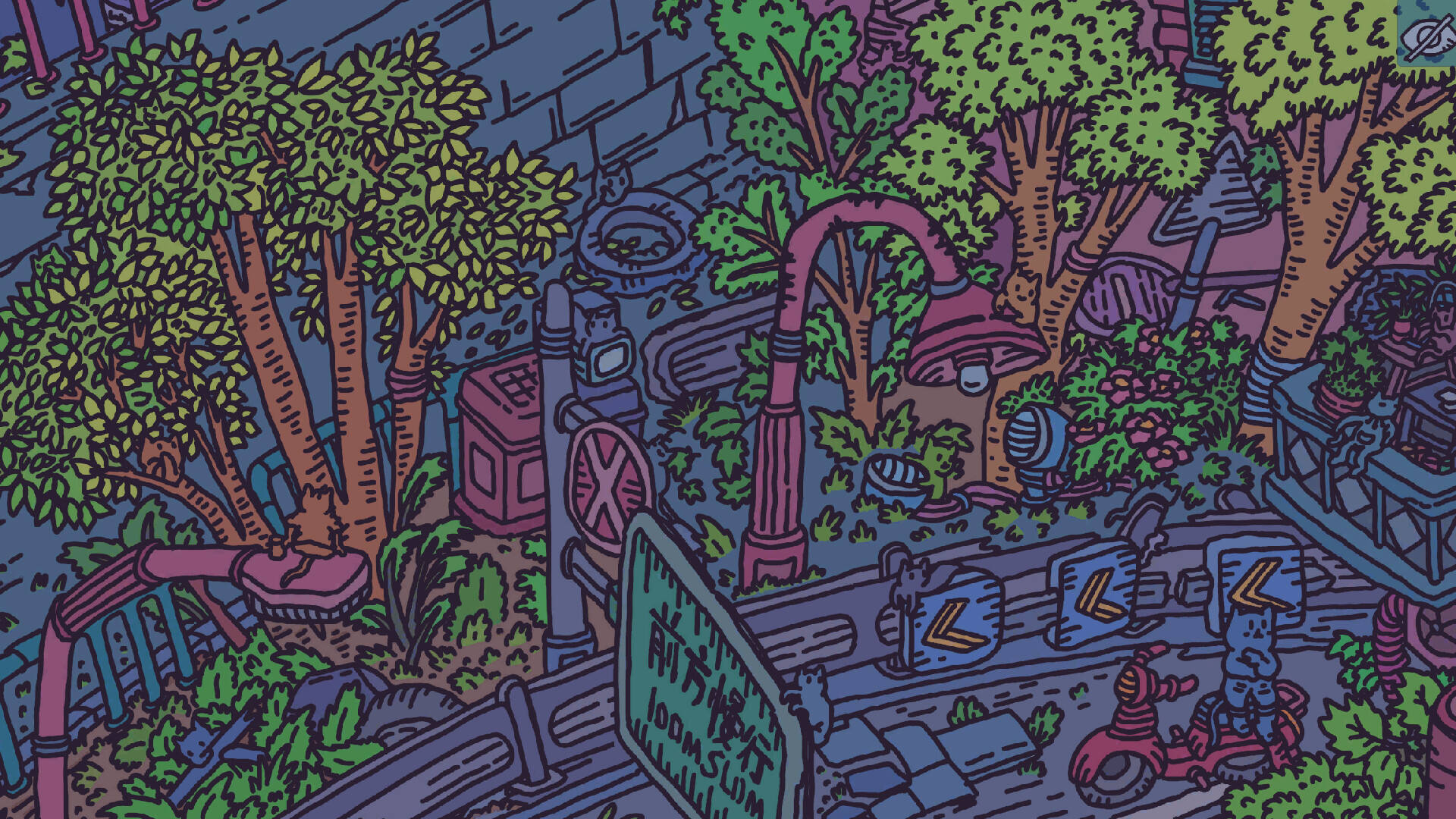 藏在旧城区里的猫截图