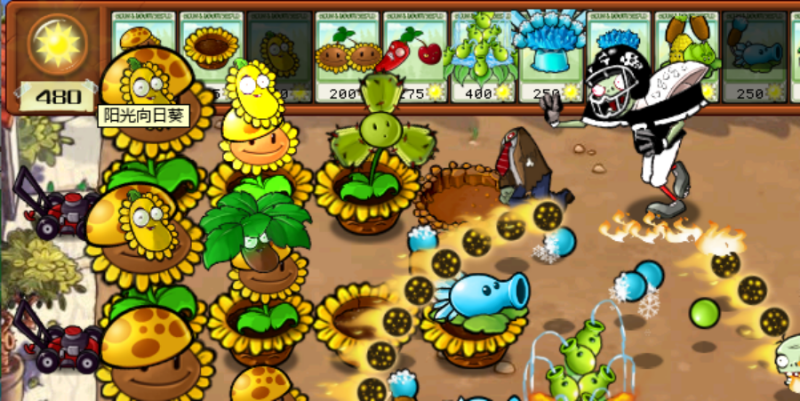 植物大战僵尸雨版壁纸