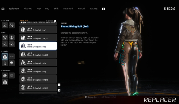 《剑星》原型与行星潜航纳米服无尾巴MOD