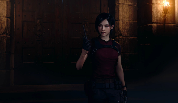 《生化危机4：重制版》穿着里昂衣服的艾达MOD