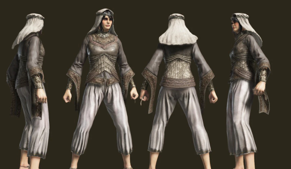 《艾尔登法环》带鞋子的女王长裤MOD