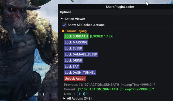 《怪物猎人世界》怪物友好行动控制MOD