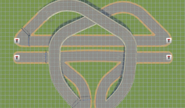 《城市：天际线》T型立交高速公路互通MOD