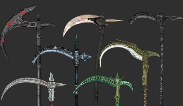 《上古卷轴5：天际重制版》镰刀武器MOD
