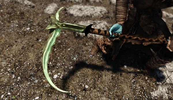 《上古卷轴5：天际重制版》镰刀武器MOD