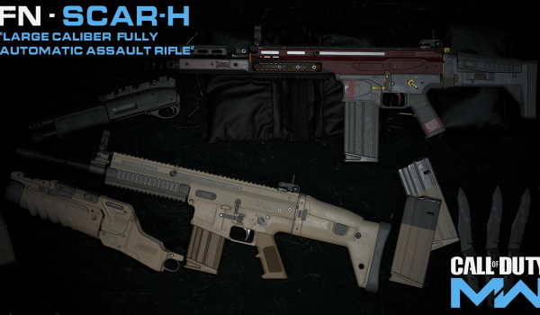 《辐射4》使命召唤现代战争FN Scar 17步枪MOD