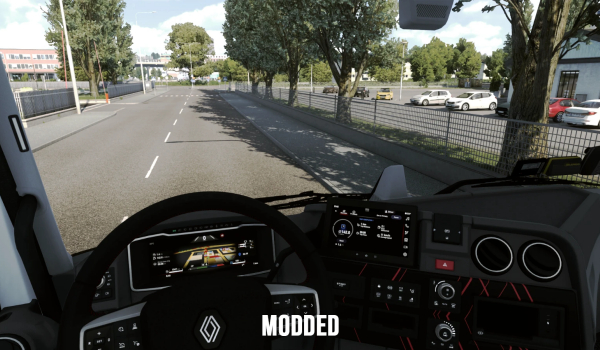 《欧洲卡车模拟2》写实主义画质MOD