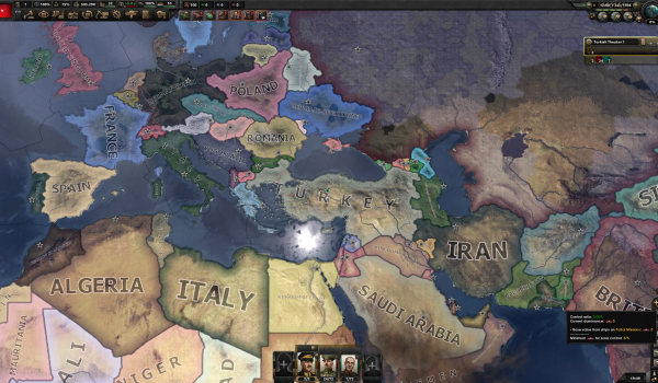 《钢铁雄心4》梦想中的土耳其地图MOD