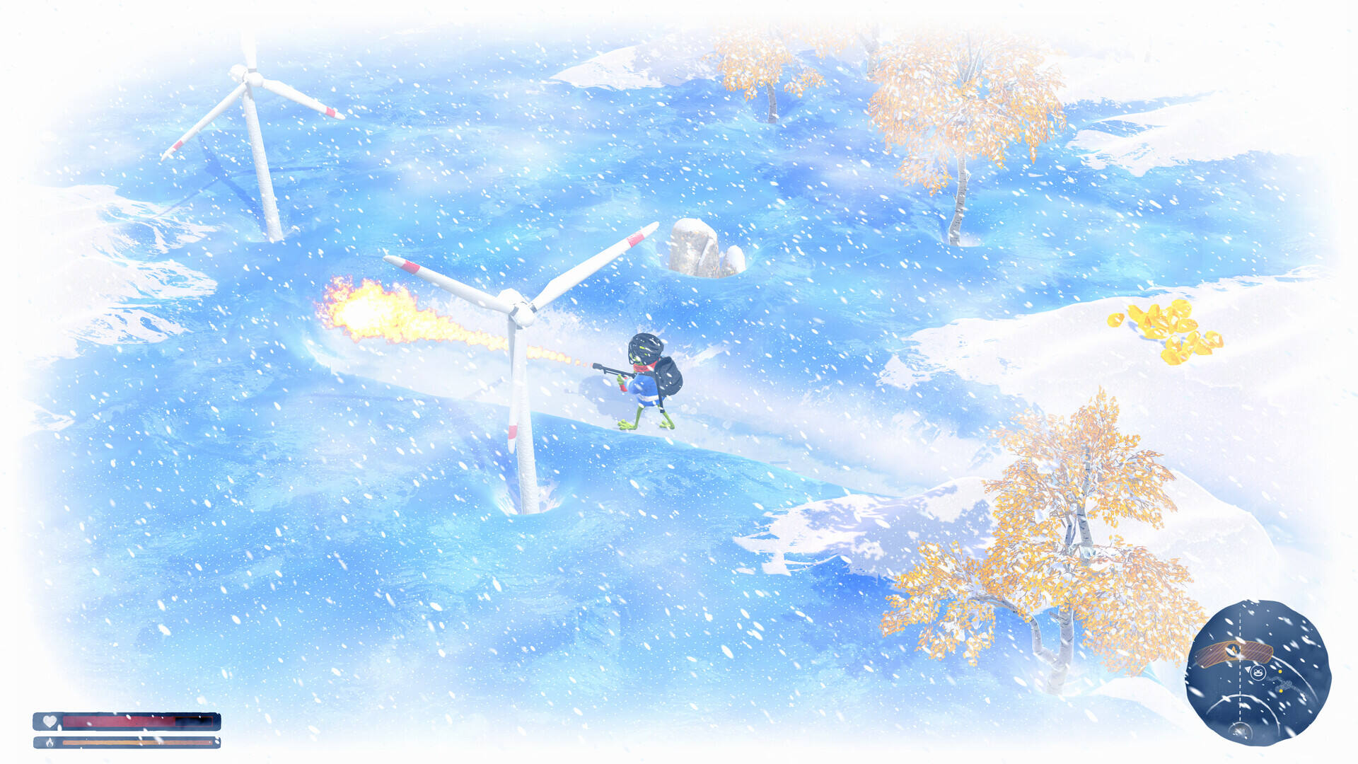 蛙穿雪境截图