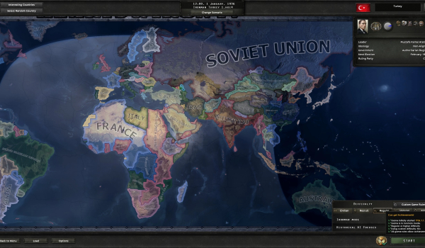 《钢铁雄心4》梦想中的土耳其地图MOD