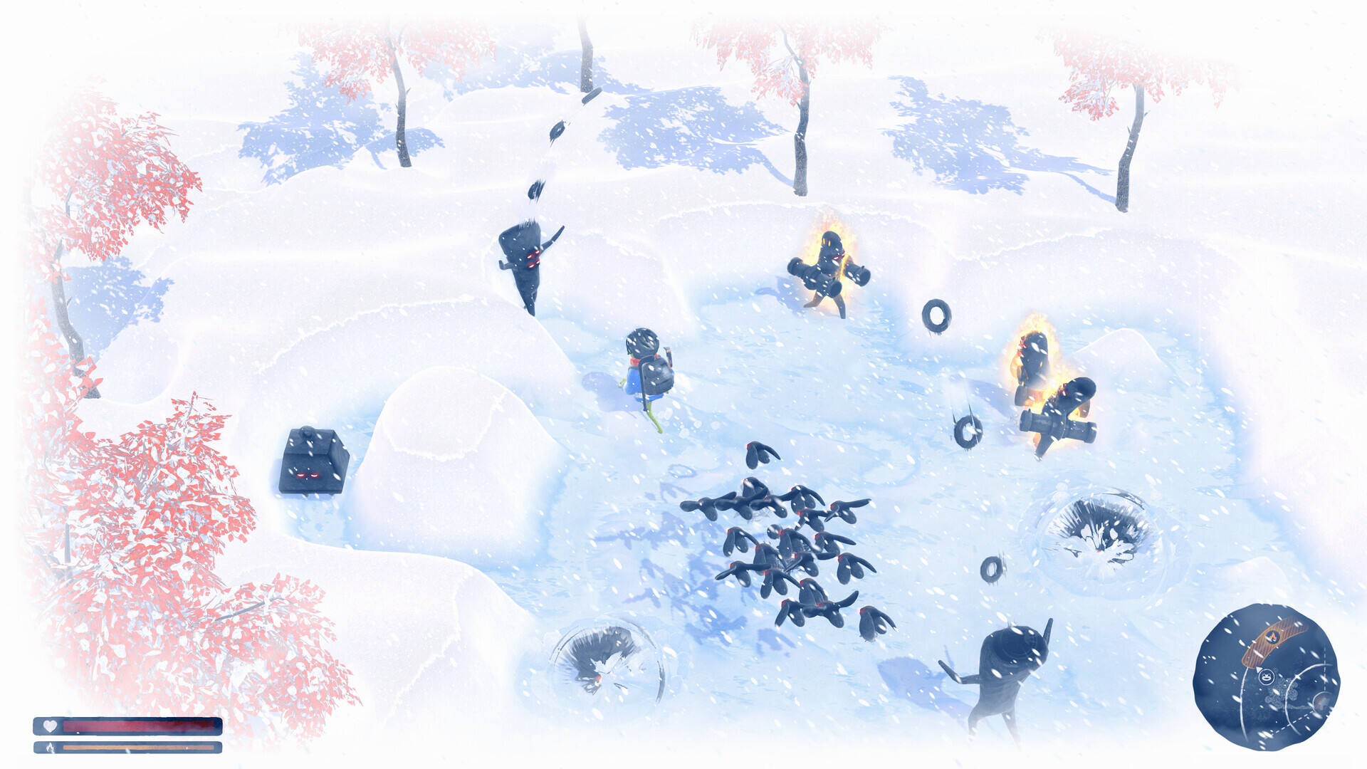 蛙穿雪境截图