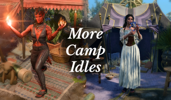 《博德之门3》更多卡菈克与影心的营地闲置动作MOD