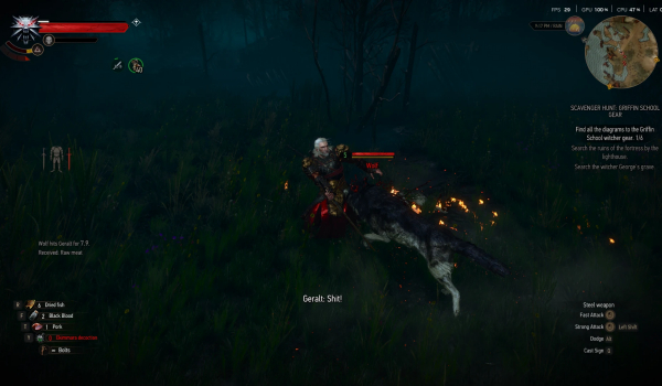 《巫师3:狂猎》简易自动拾取MOD