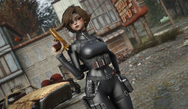 《辐射4》战斗服CBBE版MOD