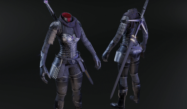 《上古卷轴5:天际重制版》蓝化护甲MOD