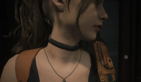 《生化危机2:重制版》克莱尔黑色项圈MOD