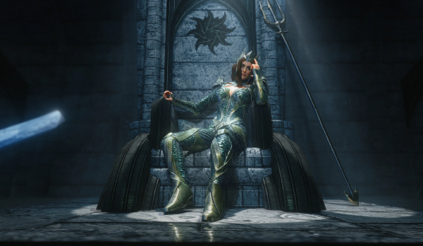 《上古卷轴5:天际重制版》亚特兰蒂斯女王护甲MOD