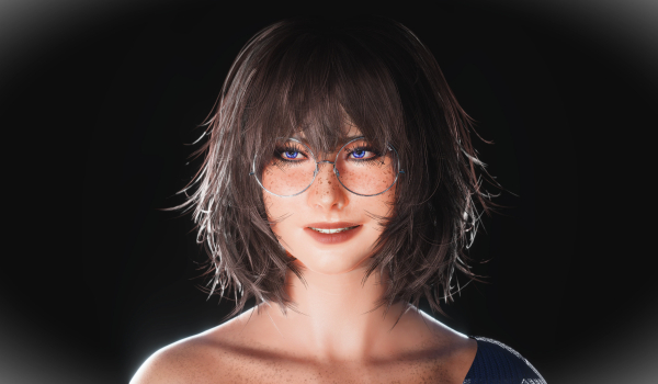 《赛博朋克2077》KOERU发型MOD