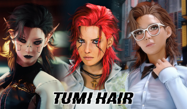 《赛博朋克2077》Tumi发型MOD