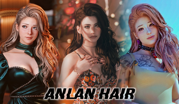 《赛博朋克2077》Anlan发型MOD