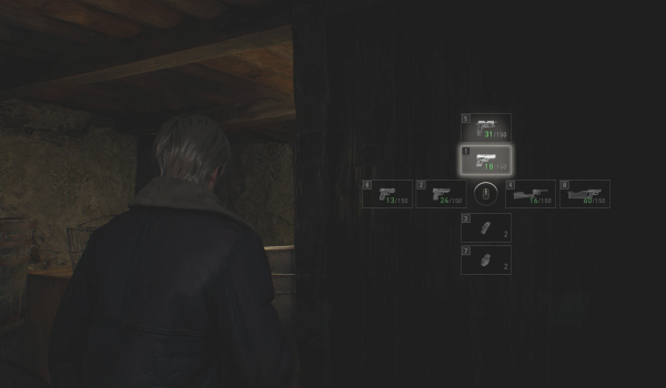 《生化危机4：重制版》新游戏全升级手枪道具MOD