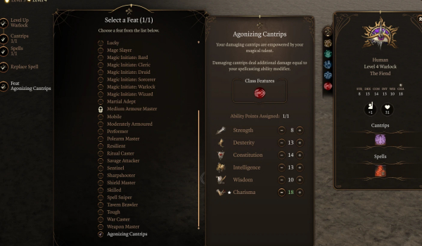 《博德之门3》痛苦戏法MOD