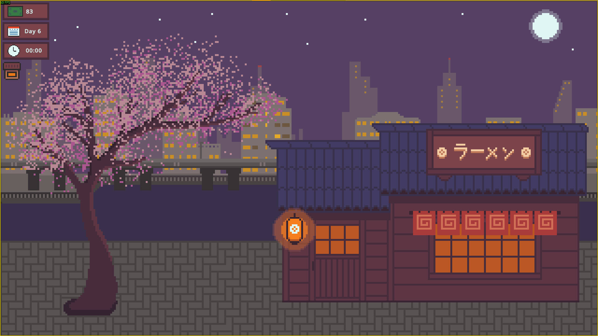 午夜拉面店壁纸