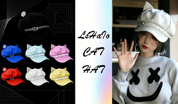 《赛博朋克2077》LsHaIo猫耳帽MOD
