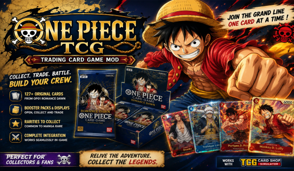 《TCG卡牌商店模拟器》海贼王卡牌游戏模组