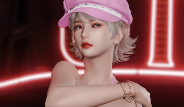 《赛博朋克2077》LsHaIo猫耳帽MOD