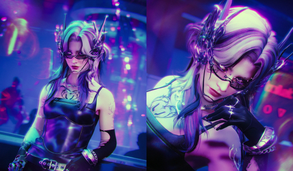 《赛博朋克2077》夜线连衣裙MOD
