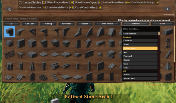 《Valheim: 英灵神殿》建造菜单MOD