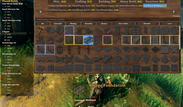《Valheim: 英灵神殿》建造菜单MOD
