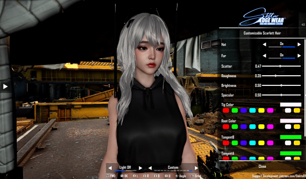 《剑星》可自定义的斯卡雷特发型MOD