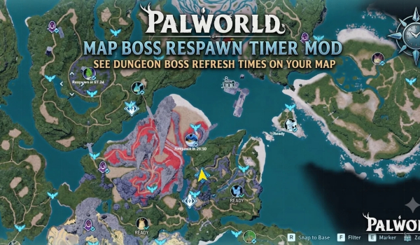 《幻兽帕鲁》地下城Boss重生地图计时器MOD