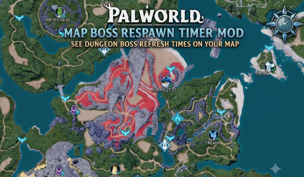 《幻兽帕鲁》地下城Boss重生地图计时器MOD