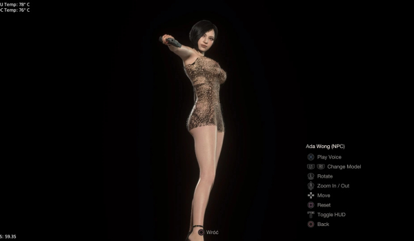 《生化危机4:重制版》艾达模型服装AFR适配MOD