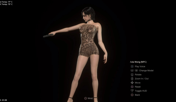 《生化危机4:重制版》艾达模型服装AFR适配MOD
