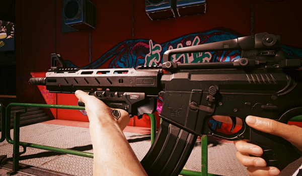 《赛博朋克2077》M16锤头鲨MOD