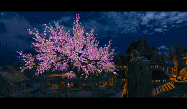 《上古卷轴5:天际重制版》吉娜莱斯之树魔法辉光MOD