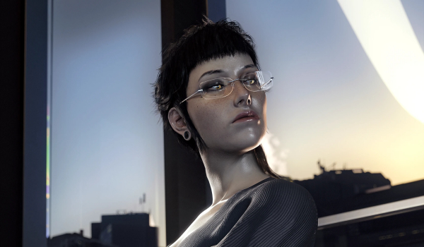 《赛博朋克2077》周末系带上衣套装AXL服装MOD