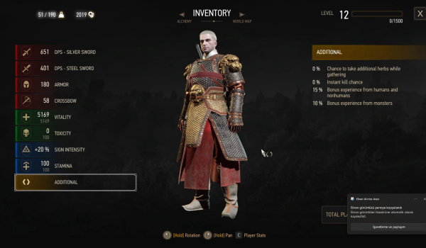 《巫师3:狂猎》物品栏战利品加成MOD