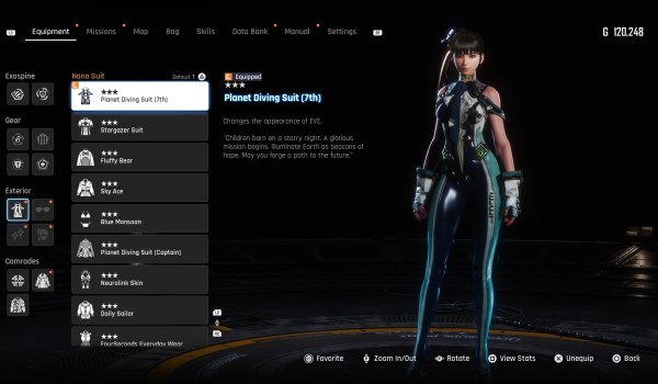 《剑星》行星潜水服第7号封面艺术改色版MOD